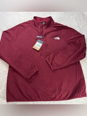The North Face Men’s Canyonlands 1/2 Zip Pullover - XXL P- NWT Cordovanheather